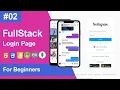 2 How to Build a Fullstack Instagram Login Page HTML CSS JS Express Node MongoDB
