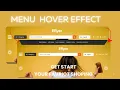 Animated Navigation Bar with Hover Effects HTML CSS Menu Tutorial 2025