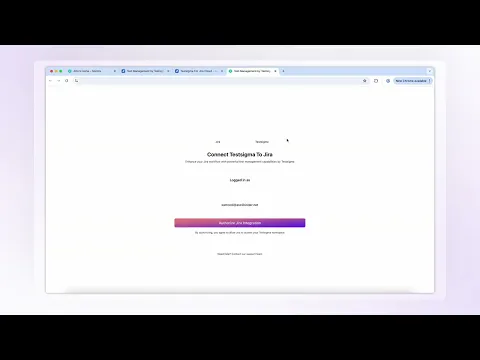 watch Test Management by Testsigma Integration for Jira video