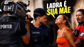 INVADINDO CASA DE ESTRANHO DE POLICIAL COM MANDATO FALSO
