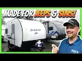 SUV JEEP Towable Mini Camper 2023 Bushwhacker 17FD Travel Trailer