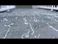 We sealed the walkway with Behr water protector and water proofing sealer