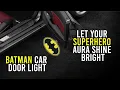Batman Car door Light Yellow Black Logo by Involve DC MERCHANDISE
