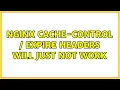 Nginx cache-control expire headers will just not work