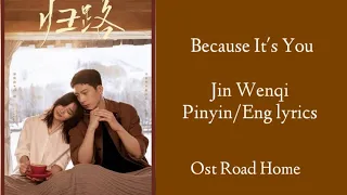 Download Because It's You - Jin Wenqi || Pinyin + Eng Lyrics - Ost Road Home #roadhome MP3