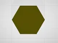 Different Views of Solids Hexagon