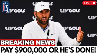 Scottie Scheffler Demands LIV Golf Pay His 900 000 Caddie Debt Before He Plays Another Single Event