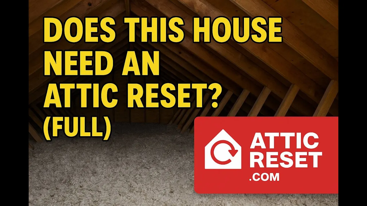 Watch one of our Lower Mainland Attic inspections