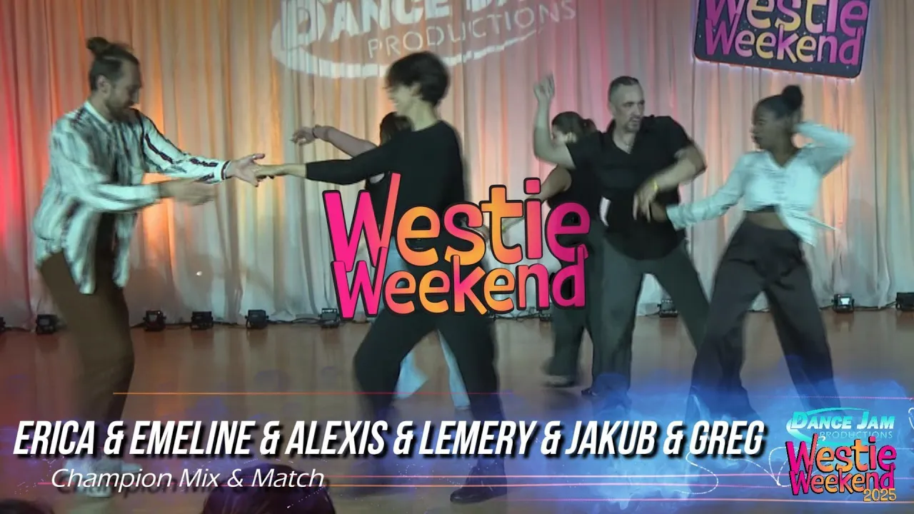 Westie Weekend 2025 Champions Jakub & Emeline & Greg & Lemery & Alexis & Erica