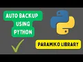 Backup Cisco device using python SSH paramiko