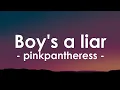 Download Lagu PinkPantheress, pt1 - Boy’s a liar (Lyrics)