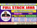 Full Stack Java Training DURGASOFT