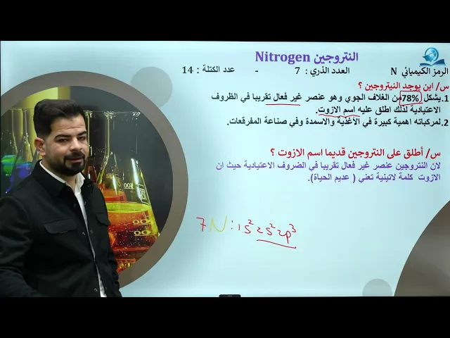 كيمياء الثالث المتوسط | الفصل السادس | الزمرة الخامسة ج1