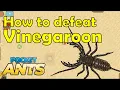 How to defeat Vinegaroon - Pocket Ants