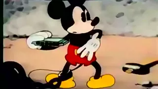 Mickey Mouse The Chain Gang 1930 HD Colorized  Mickey Mouse The Chain Gang 1930 HD Colorized