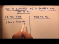 HOW TO CONVERT KG TO TONNES AND TONNES TO KG