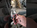 Removing spark plug socket trick