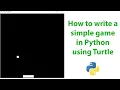 Python Turtle Game Tutorial Creating a Bouncing Ball Game with Code