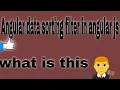 Sorting data in angular js sorting filter in angular js filter order by angular by website guru