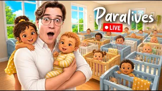 robię speedrun 100 dzieci w Paralives 👶🏻🍼