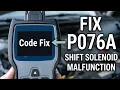 What Is P076A Obd2 Code - Shift Solenoid Malfunction