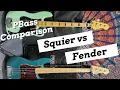 Squier vs Fender Precison Bass - is the difference worth it