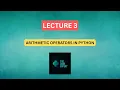 - Arithmetic Operators with Examples Python Operators Explained Beginner Friendly
