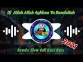 Download Lagu Dj Sholawat Allah Allah Aghisna Ya Rasulullah Remix Slow Bass Dj Sholawat Terbaru 2021