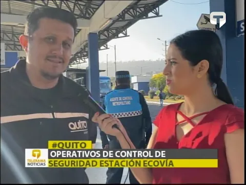 Operativo de control de seguridad estación Ecovía