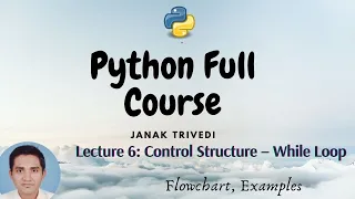 Lecture 6 Control Structure While loop Python Programming Theory