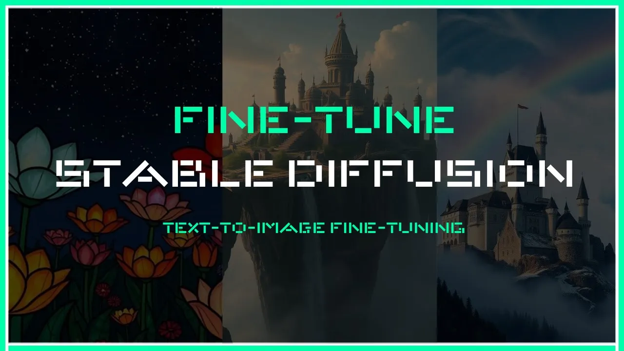 Fine-tune Stable Diffusion on your dataset | text-to-image Finetuning