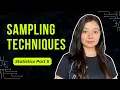 Sampling Techniques Statistics for Data Science Statistics Tutorial Part 5