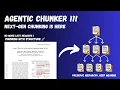 Agentic Chunker Hierarchy-Aware Document Splitting for RAG Next-Gen Chunking