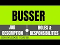 Busser Job Description Busser Jobs Busser Duties Busser Responsibilities Busser Role