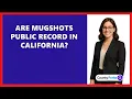 Are Mugshots Public Record in California