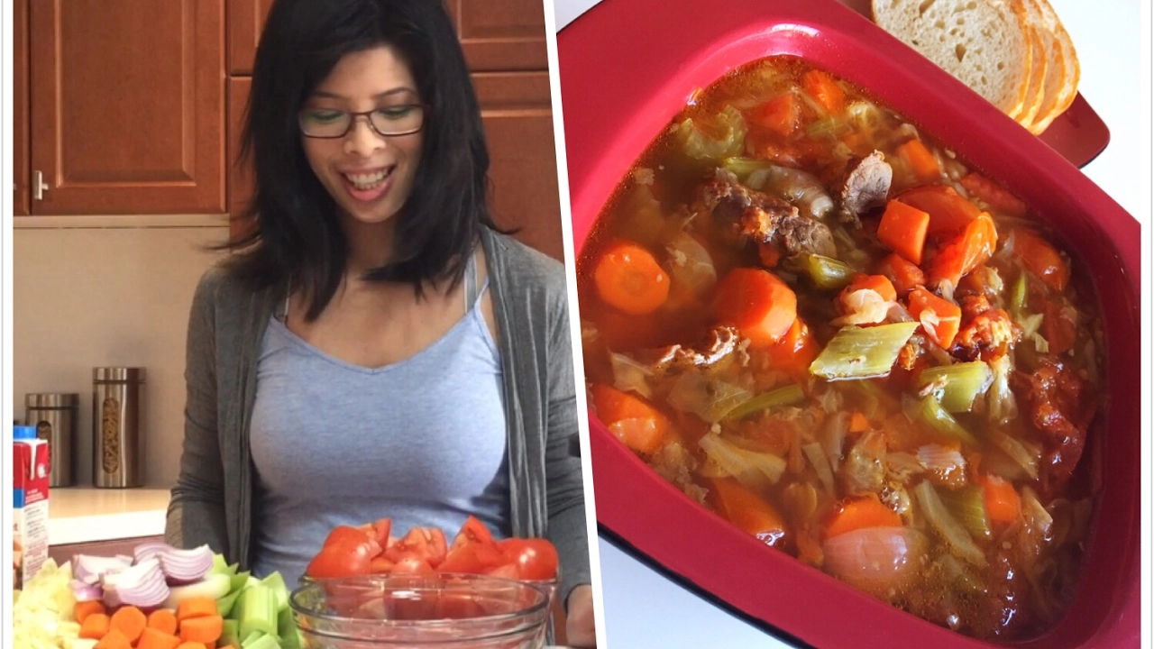 Packed full of vegetables - Instant Pot Beef Stew - Borsch
