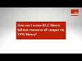 Tutorial How can I access KLU library full-text resources off campus via