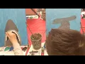 Shark Painting in Art Station Paint and Cookies Class