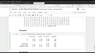 Linear Discriminant Analysis with Python