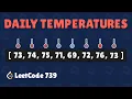 Daily Temperatures LeetCode 739 Monotonic Stack