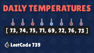 Daily Temperatures LeetCode 739 Monotonic Stack