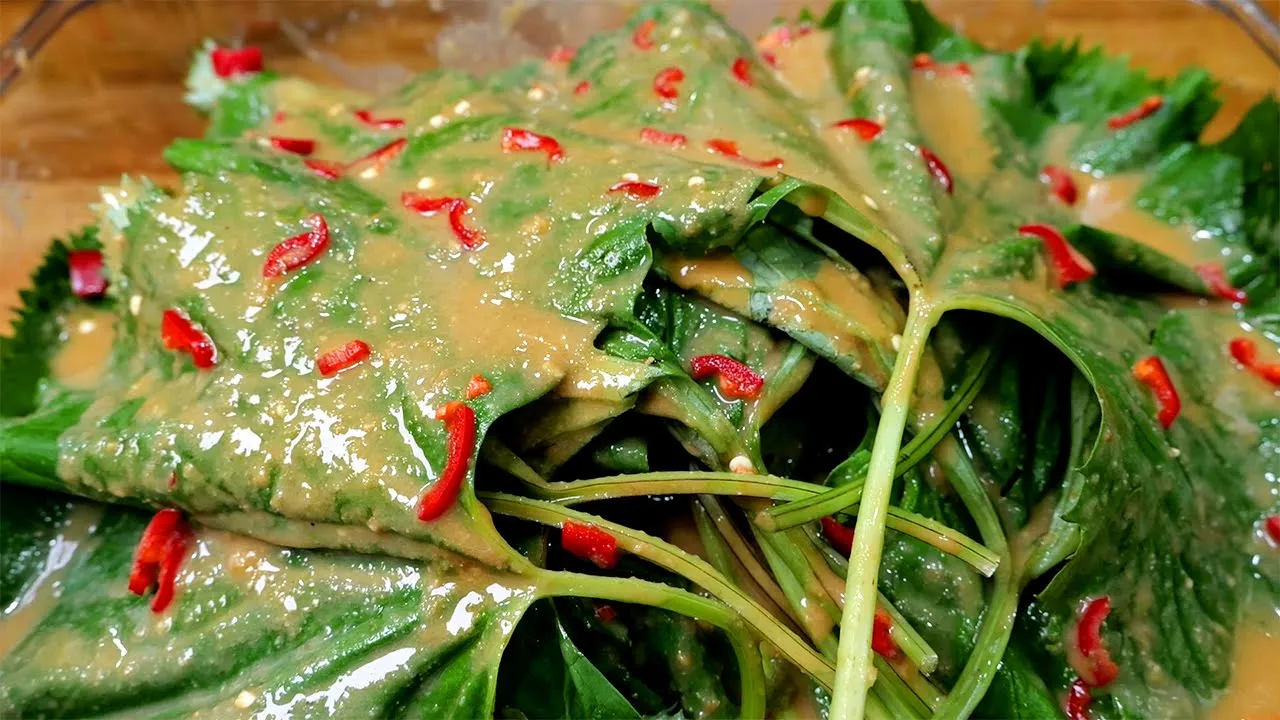 곰취된장장아찌