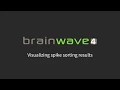 Visualizing spike sorting results