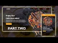 Responsive Restaurant Website Using HTML CSS JavaScript food website using html and css Part Two