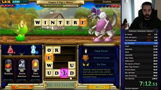 Bookworm Adventures 2 Speedrun In 1 50 29 FWR 