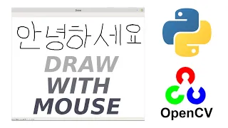 Live coding an app for drawing with mouse using Python OpenCV