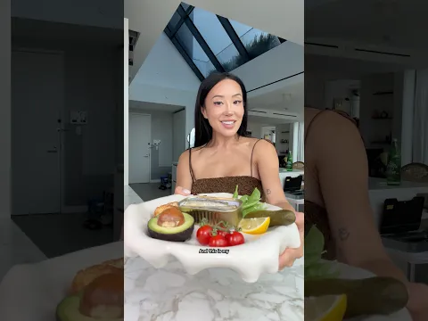 Making my snack plate