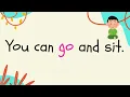 Learn the Sight Word go Fun Practice Sentences Quick Quiz for Kids Low Stimulation s