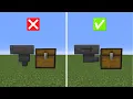 How to connect a hopper to a chest in Minecraft