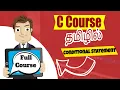 C Conditional Statements Full Tutorial in Tamil C Course in Tamil